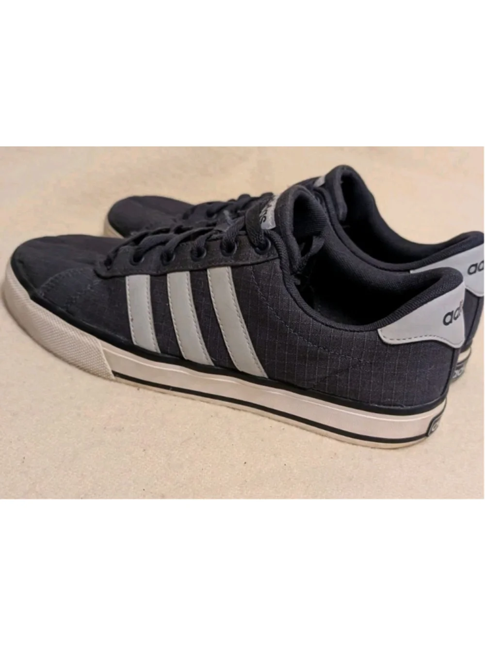 Adidas 2015 Neo SE Daily Vulc Casual Walking Sneakers Navy Men's Size 9 F83